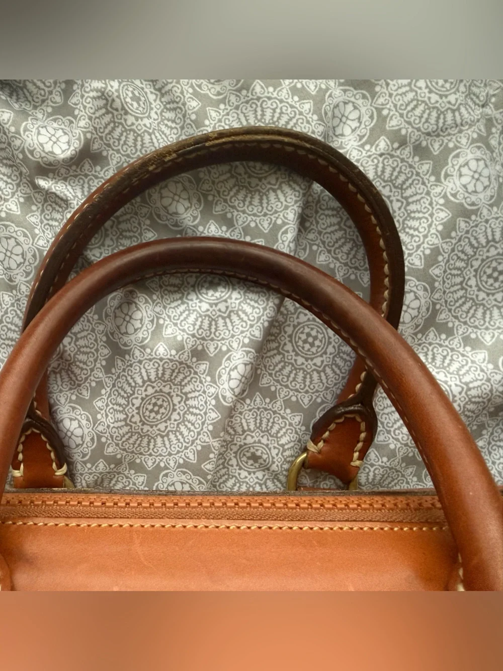 Vintage 1994 Dooney & Bourke All Weather Leather Satchel USA Made